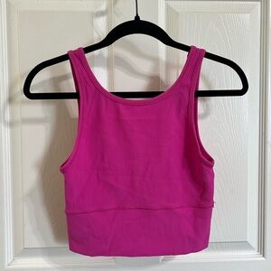 Lululemon pink reversible tank top